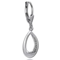 Balia Ohrhänger für Damen glanz Zirkonia 925er Silber BAO0049SW