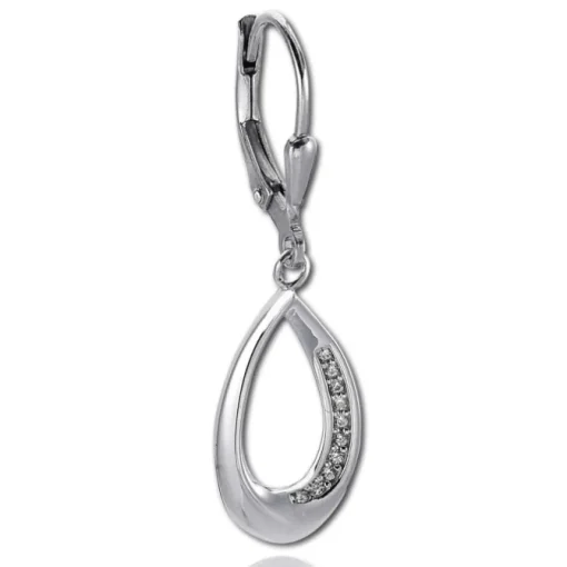 Balia Ohrhänger für Damen glanz Zirkonia 925er Silber BAO0049SW
