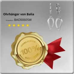Balia Ohrhänger für Damen glanz Zirkonia 925er Silber BAO0060SW
