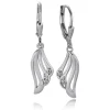Balia Ohrhänger für Damen matt glanz Zirkonia 925er Silber BAO0052SW