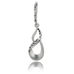 Balia Ohrhänger für Damen matt diamantiert aus 925er Silber BAO0041SO