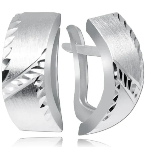 Balia Ohrstecker für Damen diamantiert aus 925er Sterling Silber BAO0090SO