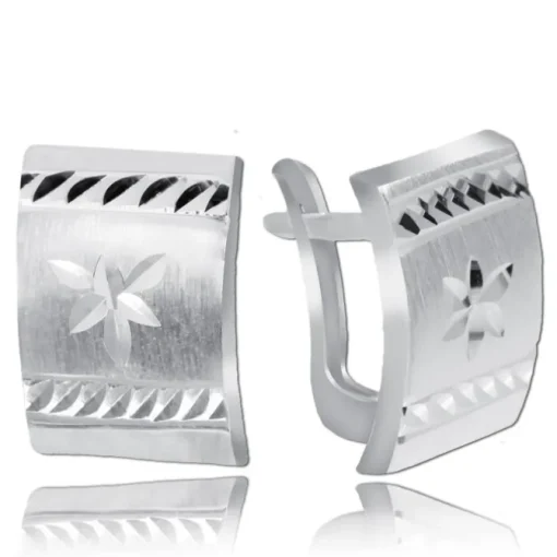 Balia Ohrstecker für Damen diamantiert aus 925er Sterling Silber BAO0091SO