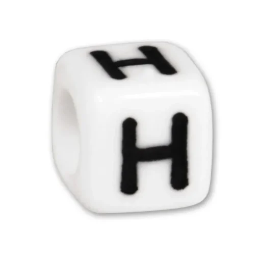 Bead Buchstabe H Beads für Armband KSPPWH