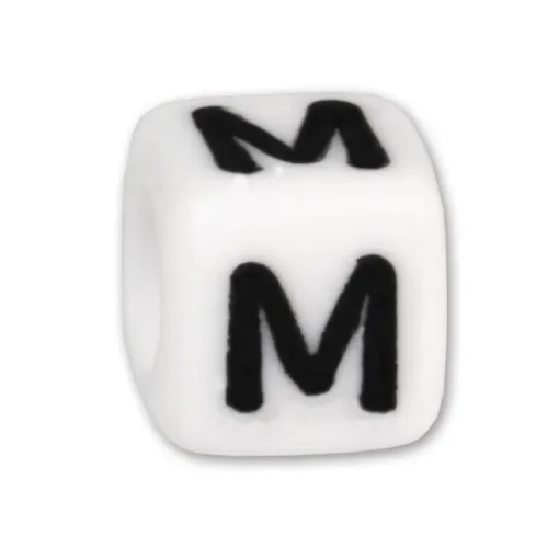 Bead Buchstabe M Beads für Armband KSPPWM