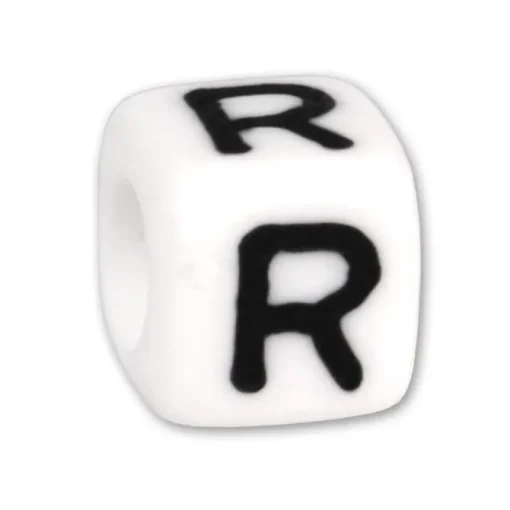 Bead Buchstabe R Beads für Armband KSPPWR