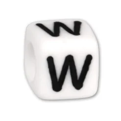 Bead Buchstabe W Beads für Armband KSPPWW