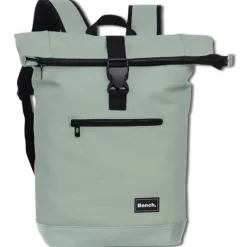 Bench Businessrucksack PU Kunststoff grau grün ORI319T2