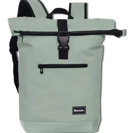 Bench Businessrucksack PU Kunststoff grau grün ORI319T2