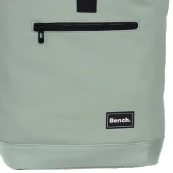 Bench Businessrucksack PU Kunststoff grau grün ORI319T2