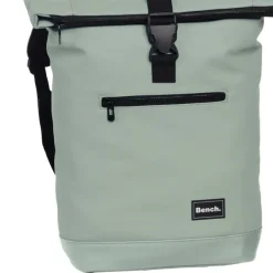Bench Businessrucksack PU Kunststoff grau grün ORI319T2