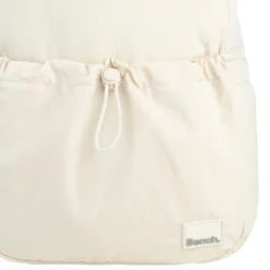 Bench Cityrucksack Nylon washed beige weiß ORI321N