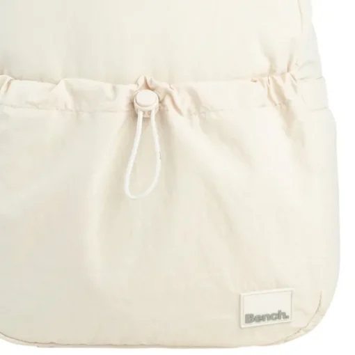 Bench Cityrucksack Nylon washed beige weiß ORI321N