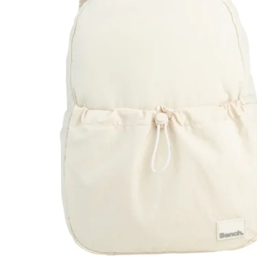 Bench Cityrucksack Nylon washed beige weiß ORI321N