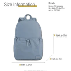 Bench Cityrucksack Nylon washed blau ORI321B