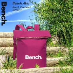 Bench Damen Jugend Cityrucksack Nylon pink ORI314P