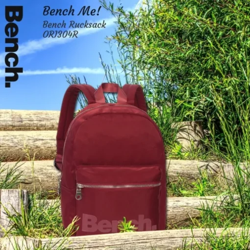 Bench kleiner Cityrucksack Nylon brombeer Sportrucksack Damen Daypack ORI304R