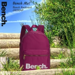 Bench kleiner Cityrucksack Nylon pink Sportrucksack Damen Daypack ORI304P