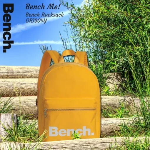 Bench kleiner Cityrucksack Nylon sonnengelb Sportrucksack Damen Daypack ORI304Y