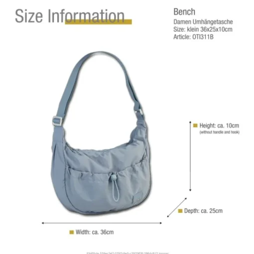 Bench Nylon washed blau OTI311B