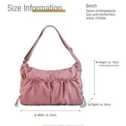 Bench Nylon washed rosa OTI309A