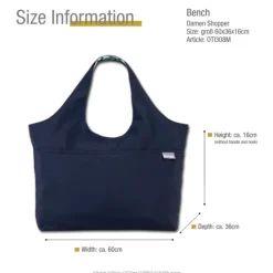 Bench Shopper Nylon washed blau OTI308M