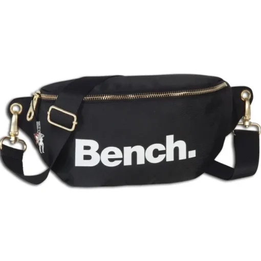 Bench trendige Gürteltasche Nylon Bauchtasche Hüfttasche schwarz OTI303S