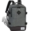 Bestway Flugbegleiter Businessrucksack Polyester Bordgepäck grau unisex ORI103K