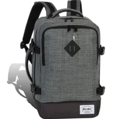 Bestway Flugbegleiter Businessrucksack Polyester Bordgepäck grau unisex ORI103K