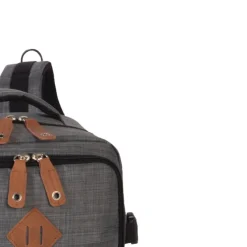 Bestway Flugbegleiter Businessrucksack Polyester Bordgepäck grau unisex ORI103K