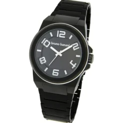 Bruno Banani Herren Uhr PVD schwarz Zelos Uhren Kollektion UBR21127