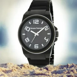 Bruno Banani Herren Uhr PVD schwarz Zelos Uhren Kollektion UBR21127