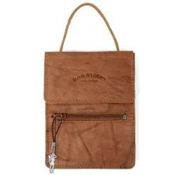 Brustbeutel Organizer Brusttasche Leder braun Bag Street OTJ503C