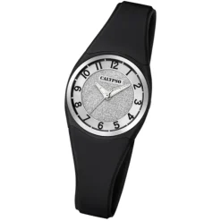 Calypso Damen Armbanduhr Trendy K5752/6 Quarzwerk-Uhr PU schwarz UK5752/6