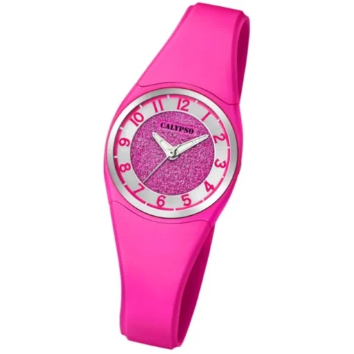 Calypso Damen Armbanduhr Trendy K5752/5 Quarzwerk-Uhr PU pink UK5752/5
