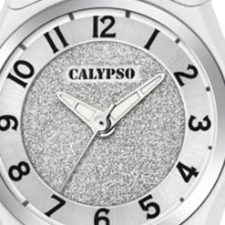Calypso Damen Armbanduhr Trendy K5752/1 Quarzwerk-Uhr PU weiß UK5752/1