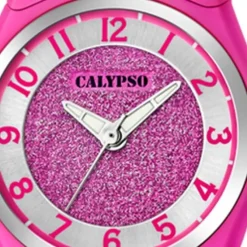 Calypso Damen Armbanduhr Trendy K5752/5 Quarzwerk-Uhr PU pink UK5752/5