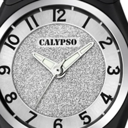 Calypso Damen Armbanduhr Trendy K5752/6 Quarzwerk-Uhr PU schwarz UK5752/6