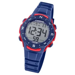 Calypso Damen Herren Armbanduhr K5801/4 Digital Kunststoff dunkelblau UK5801/4