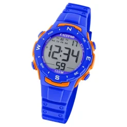 Calypso Damen Herren Armbanduhr Sport K5801/3 Digital Kunststoff blau UK5801/3