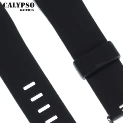 Calypso Damen Herren Uhrenarmband 20mm PU-Band schwarz für Calypso K5622 UKA5622/S