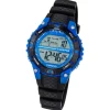 Calypso Damen Herren-Armbanduhr Dame/Boy digital Quarz PU schwarz UK5684/5