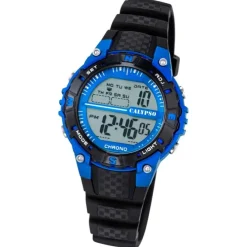 Calypso Damen Herren-Armbanduhr Dame/Boy digital Quarz PU schwarz UK5684/5