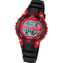 Calypso Damen Herren-Armbanduhr Dame/Boy digital Quarz PU schwarz UK5684/6