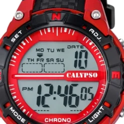 Calypso Damen Herren-Armbanduhr Dame/Boy digital Quarz PU schwarz UK5684/6