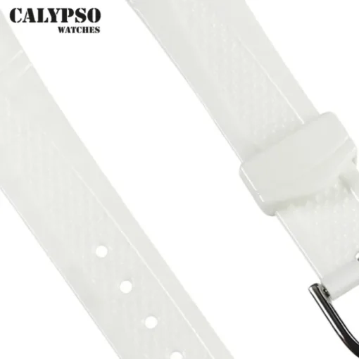 Calypso Damen Uhrenarmband 10mm PU-Band weiß für Calypso K5630 UKA5630/W