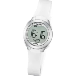 Calypso Damen-Armbanduhr Dame/Boy digital Quarz PU weiß UK5677/1