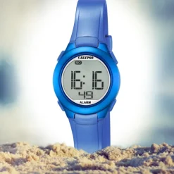 Calypso Damen-Armbanduhr Dame/Boy digital Quarz PU blau UK5677/5