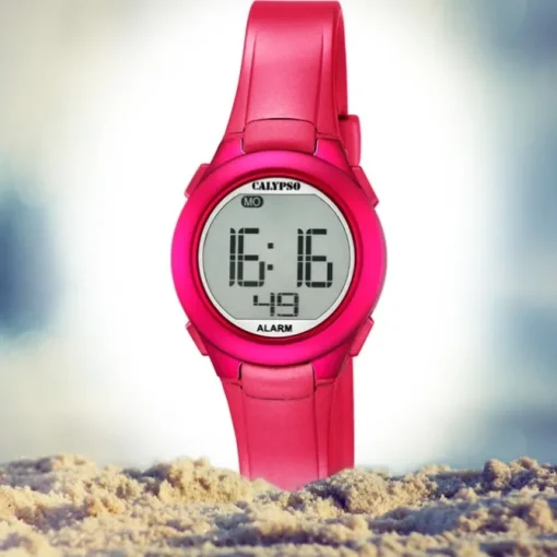 Calypso Damen-Armbanduhr Dame/Boy digital Quarz PU pink UK5677/4
