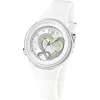 CALYPSO Damen-Armbanduhr Fashion analog Quarz-Uhr PU weiß UK5576/1